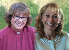Alliance of Divine Love Reverend Doctors, Linda Marie Nelson (L); Nancy Ash (R)