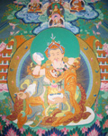 Basic beliefs of Buddhism, Padmasambhava, The Lotus Born Thangka from Rev Nancy's Collection