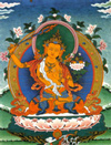 Buddhism beliefs Manjushri Thangka from Rev Nancy's Collection