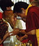 His Eminence, Khenchen Palden Sherab Rinpoche and The Rev. Nancy Ash from her private collection