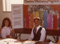 Rev Dr. Nancy at Creative Wellness Booth (from her private collection)