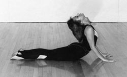 Cobra Pose, one of many hatha yoga poses from Rev. Nancy's collection