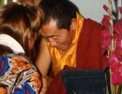 His Eminence, Khenchen Palden Sherab Rinpoche and The Rev. Nancy Ash from her private collection