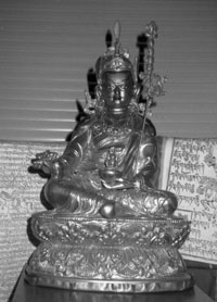 Five Tibetan Rites photo of Padmasambhava, founder of Tibetan Buddhism from Rev. Nancy's collection