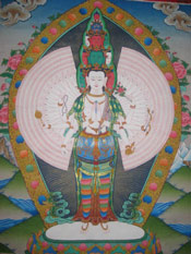Gods of Buddhism Avolakiteshvara Photo from Rev Nancy's Thangka Collection Gods of Buddhism Avolakiteshvara Photo from Rev Nancy's Thangka Collection