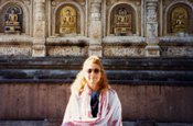 Guided Meditation Script - Photo of Rev. Dr. Nancy at Bodh Gaya, India from her private collection