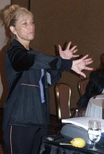Rev Dr. Nancy teaching a 360 Workshop at New Mexico State Employees Conference (2007)