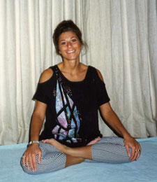 360 Yoga Albuquerque - Reverend Dr. Nancy in (padmasana) lotus pose from Rev. Dr. Nancy's private collection