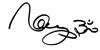 Om symbol with Rev. Nancy's signature